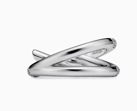 Double Row Diamond Band | Classic Pave Stacking Ring