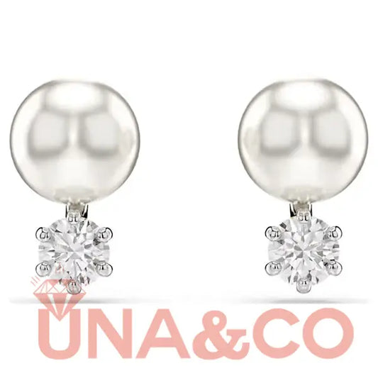 Multi-Faceted Geometric Crystal Stud Earrings UNA.CO