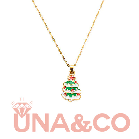 Trendy Christmas Santa Claus Necklace