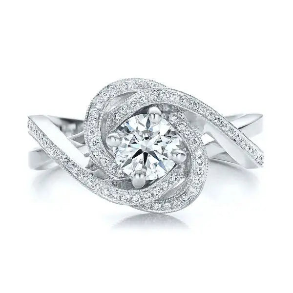 The Swirling Storm Engagement Ring UNA.CO