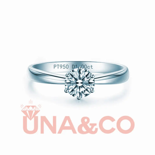 Six Setting UNA&CO Moissanite Ring UNA.CO
