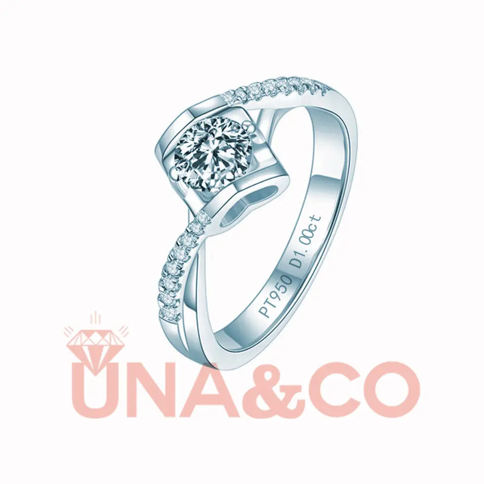 Angel Kiss Moissanite Ring UNA.CO