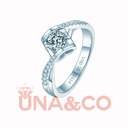 Angel Kiss Moissanite Ring UNA.CO