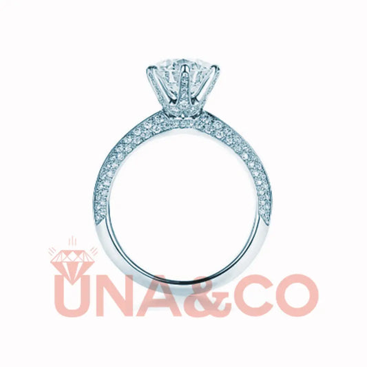 Ice And Fire of UNA&CO Moissanite Ring UNA.CO