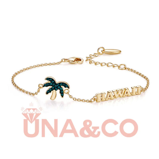 Summer Coconut Palm Hawaiian Style Bracelet UNA.CO