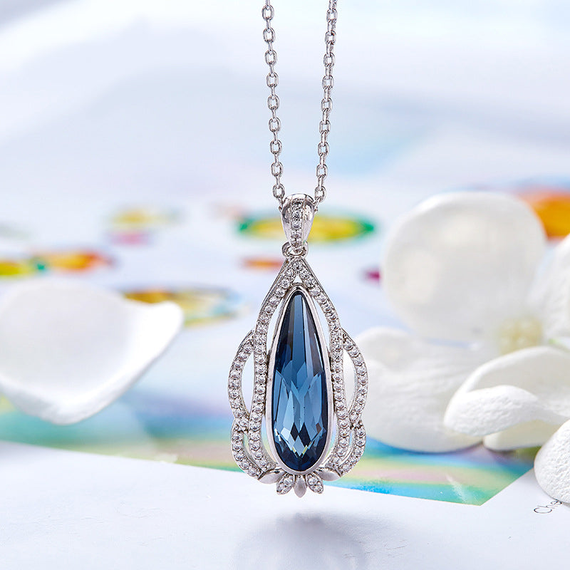 Classical Elegant Sapphire Necklace
