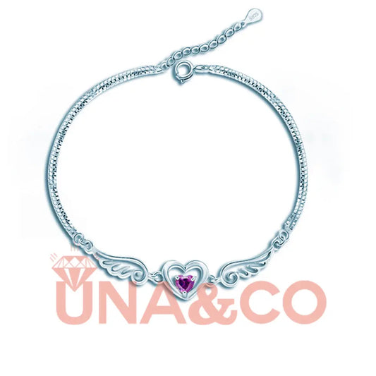 Romantic Heart and Angel Series Bracelet UNA.CO