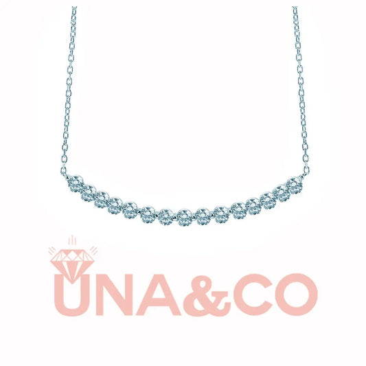 Smile Clavicle Necklace UNA&CO