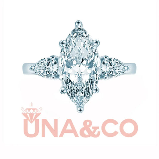Luxury Fashion Marquise Cut Ring UNA&CO