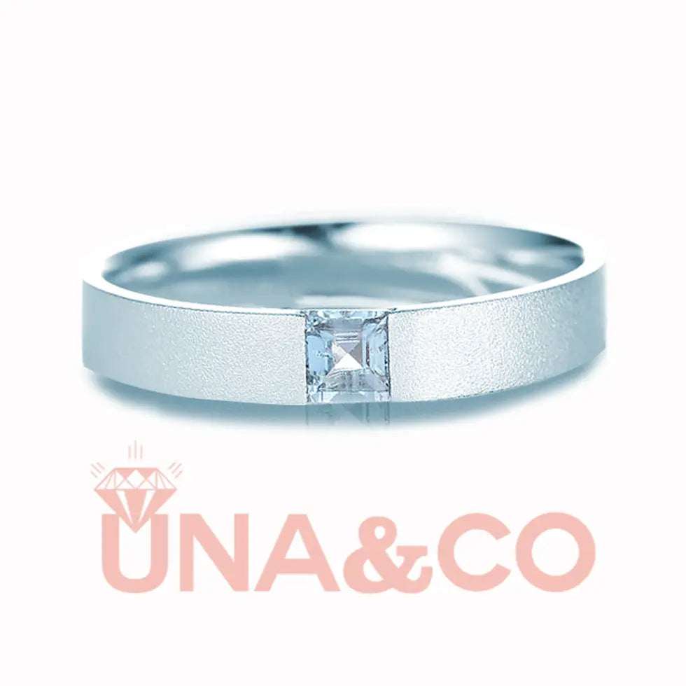 Unisex Blue Gem Mermaid Ring UNA&CO