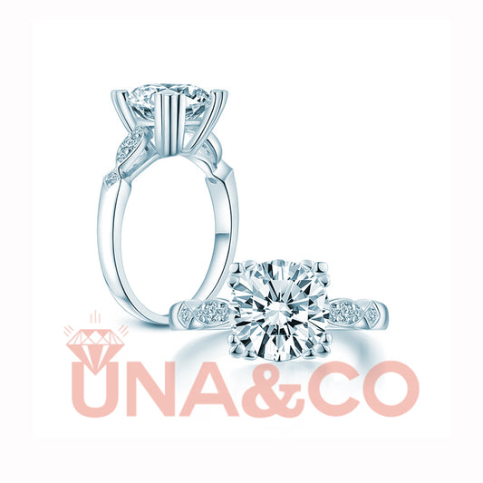 Four Prong CVD Diamond Ring