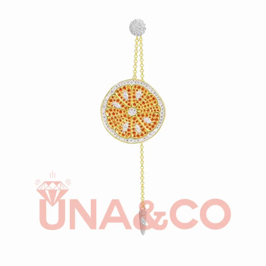 Women Orange Ear String for Summer UNA.CO