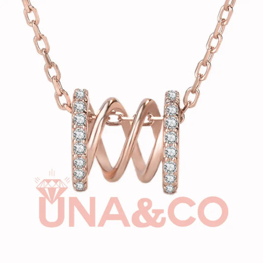 Hollow Twist Delicate Necklace UNA.CO