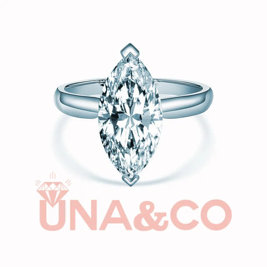 Marquise Moissanite Ring 1-3 carats UNA&CO