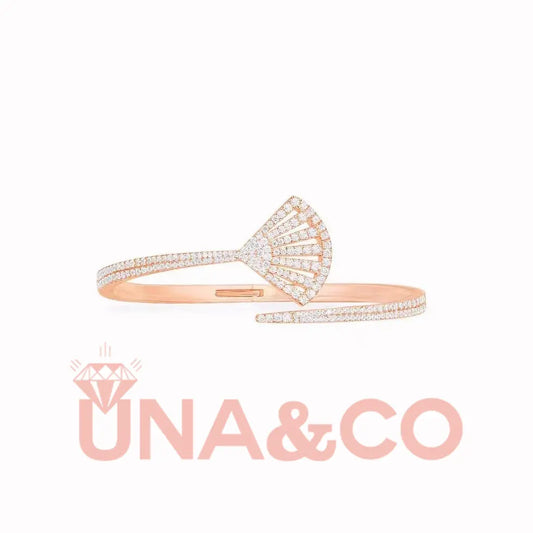New Arrivial Scalloped Opening Bracelet UNA.CO