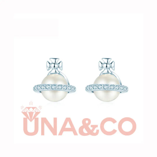 Special Designed Planet Pearl Earrings UNA.CO