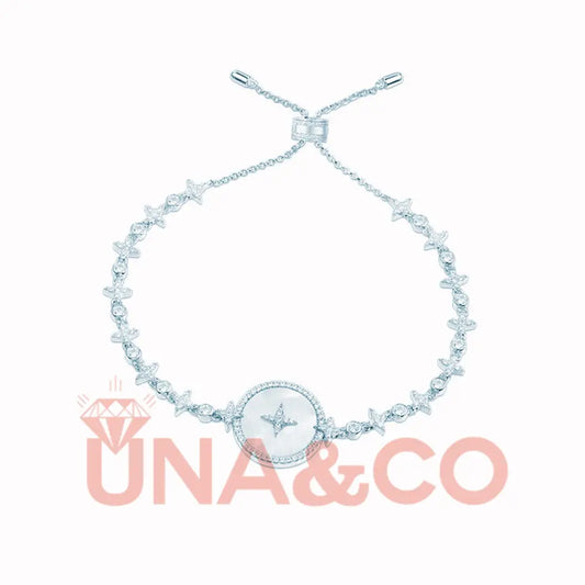 Pinctada Albina Star Setting Adjustable Bracelet UNA.CO