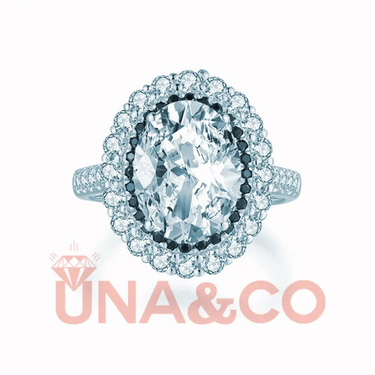 The Queen 4.5CT Moissanite Ring UNA.CO