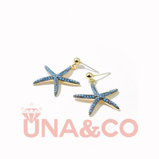Starfish Earrings Perfect for Sea and Beach Vacation UNA.CO