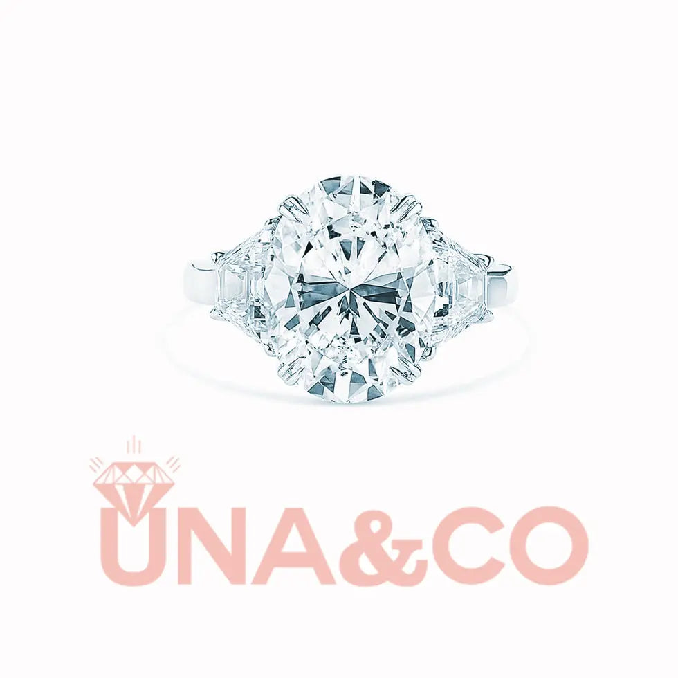 5.11 CT Oval Shape Luxury Ring UNA&CO