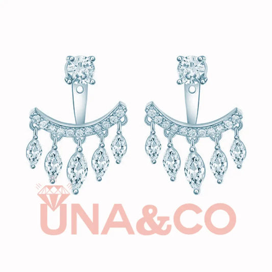 Magical Double Use Water Drip Tassel Earrings UNA.CO