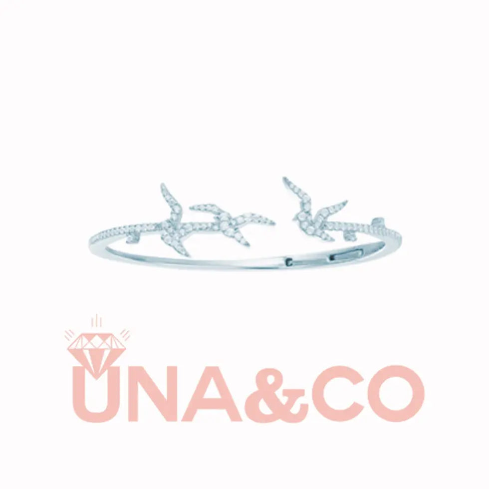 Special Swallow Shape Open bracelet UNA.CO