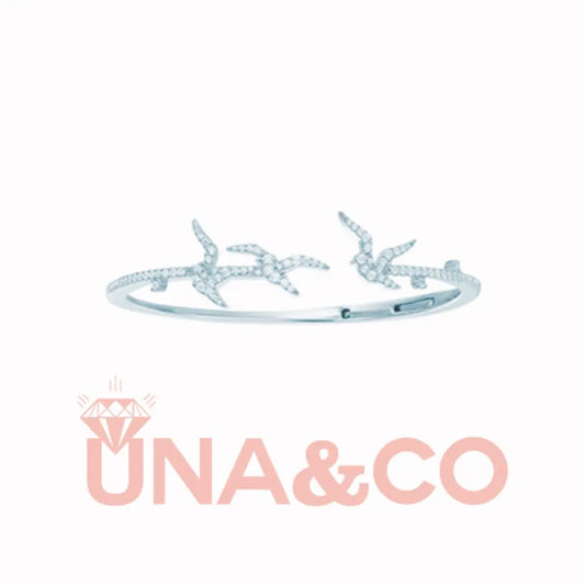 Special Swallow Shape Open bracelet UNA.CO