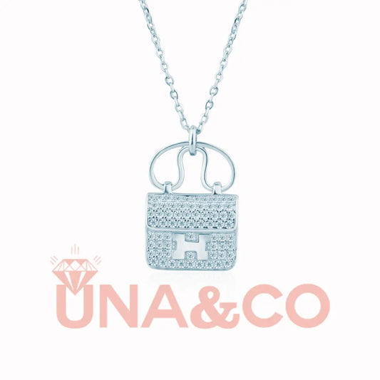 Delicate Alphabet Handbag Necklace UNA.CO
