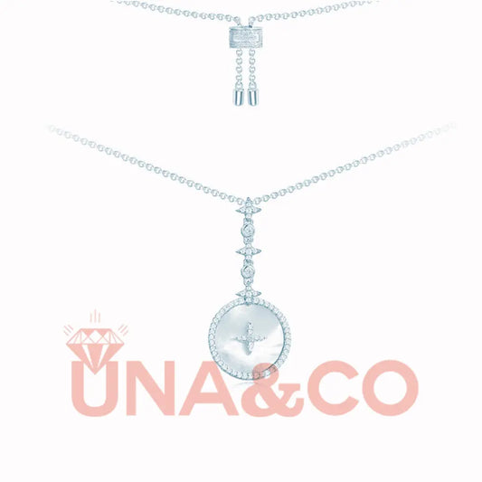 Pinctada Albina Star Setting Adjustable Necklace UNA.CO
