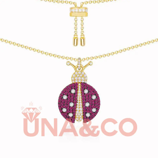 Cute Little Ladybird Shape Necklace UNA.CO