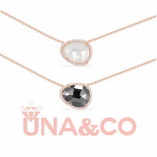Simple Design Pinctada Albina Adjustable Neckalce UNA.CO