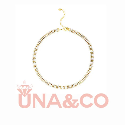 Fashion and luxury choker UNA&CO