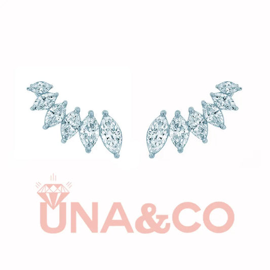 Shine Out Series Original Design VRAI Horse Eye Earrings UNA&CO