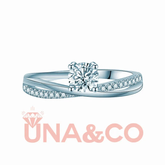Galaxy Four Prong Engagement Ring UNA&CO