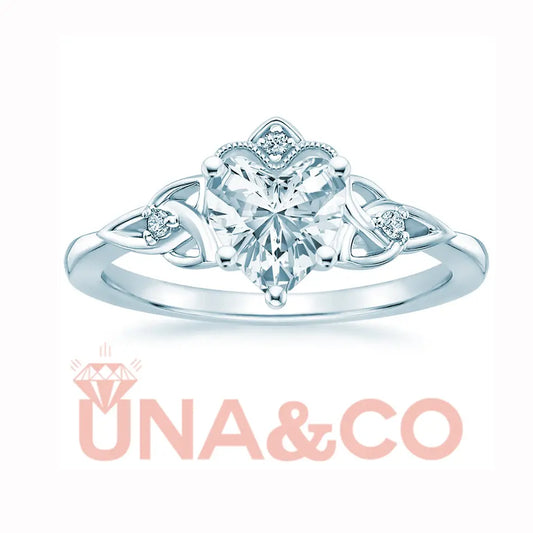 1.25CT Celtic Crown Engagement Ring UNA&CO