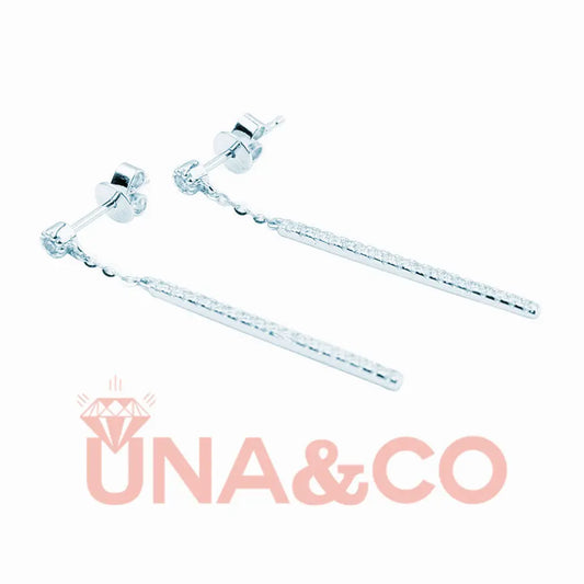 Shiny and Graceful Long Earrings UNA&CO