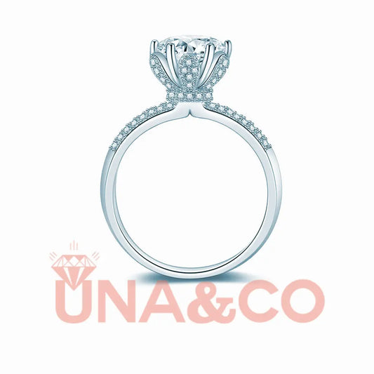 Six Prong Bouquet Engagement Ring UNA&CO