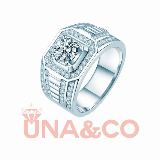 Noble Men's Engagement Ring UNA&CO