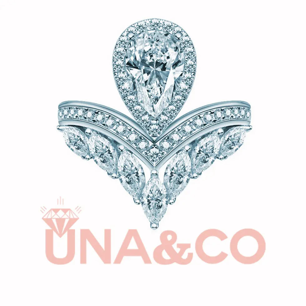 Luxury Pear and Marquise cut Ring UNA&CO