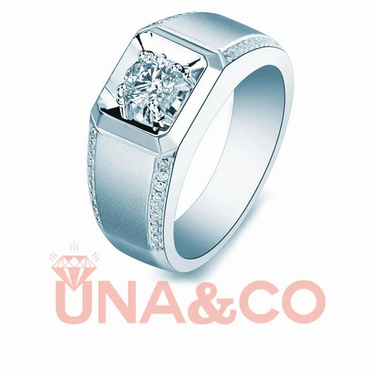 Men's Luxurious Wedding Engagement Ring UNA&CO
