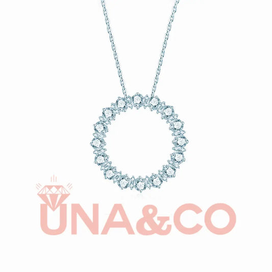 The Circle Shape Delicate Necklace UNA&CO