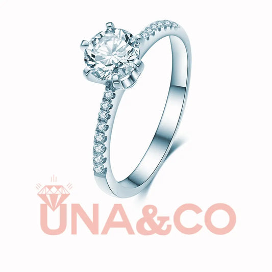 UNA &CO Petal Six Prong Ring UNA&CO