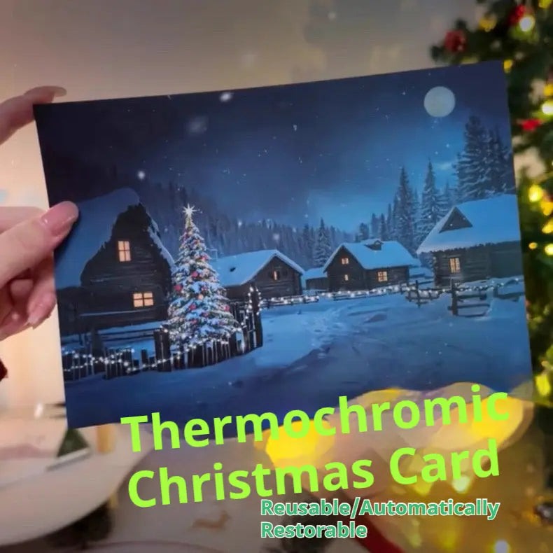 High-Quality Color-Changing Christmas Card – Perfect Christmas Gift UNA&CO