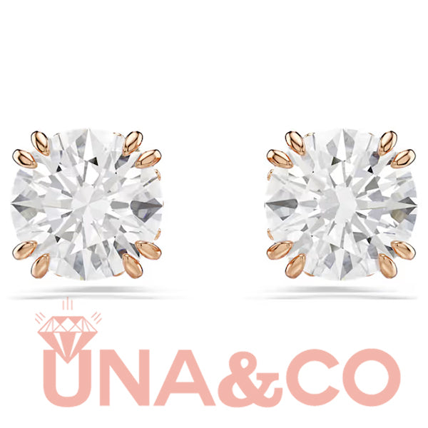 Sparkling Round Crystal Stud Earrings