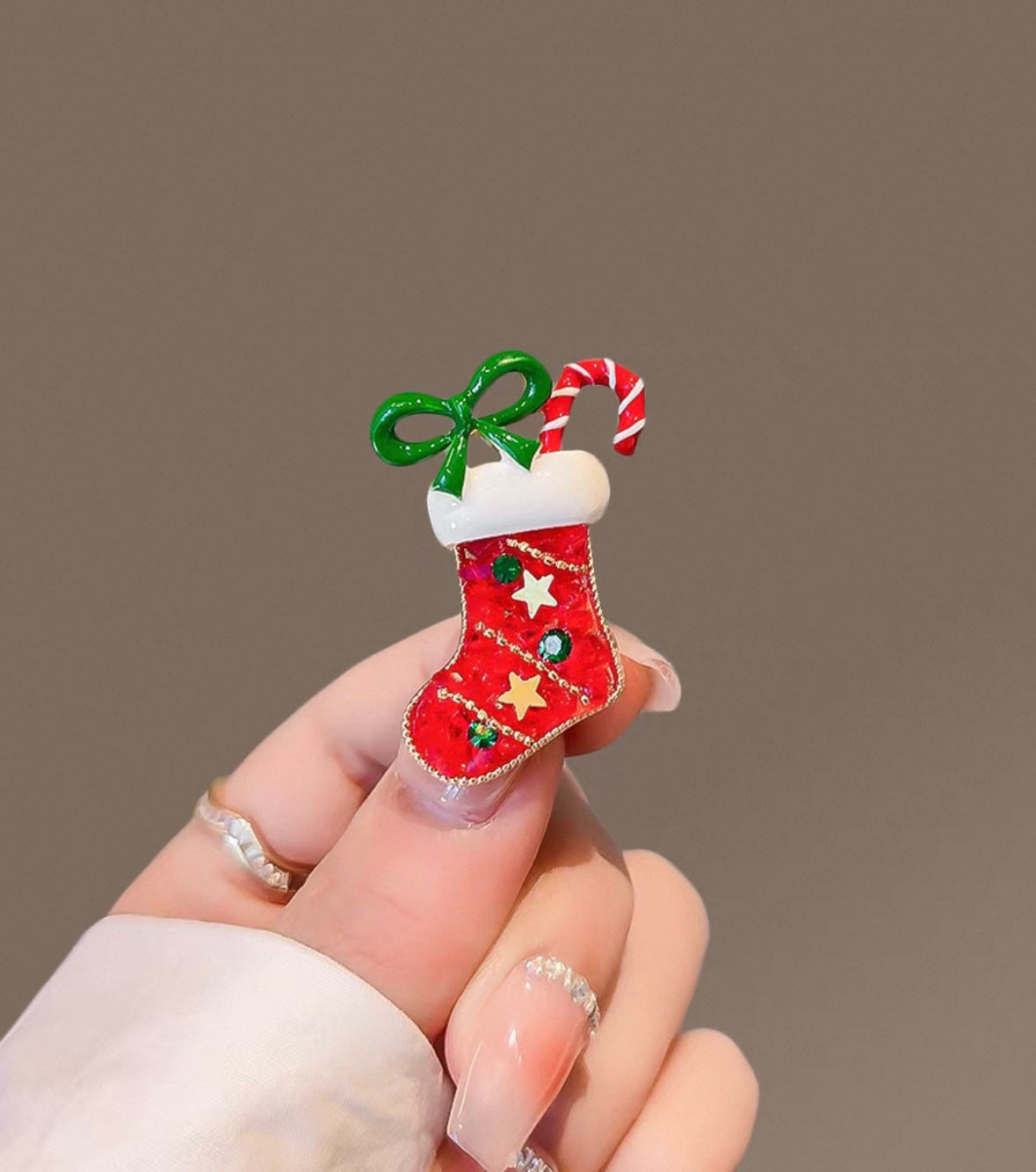 Luxury Crystal Christmas Tree Brooch