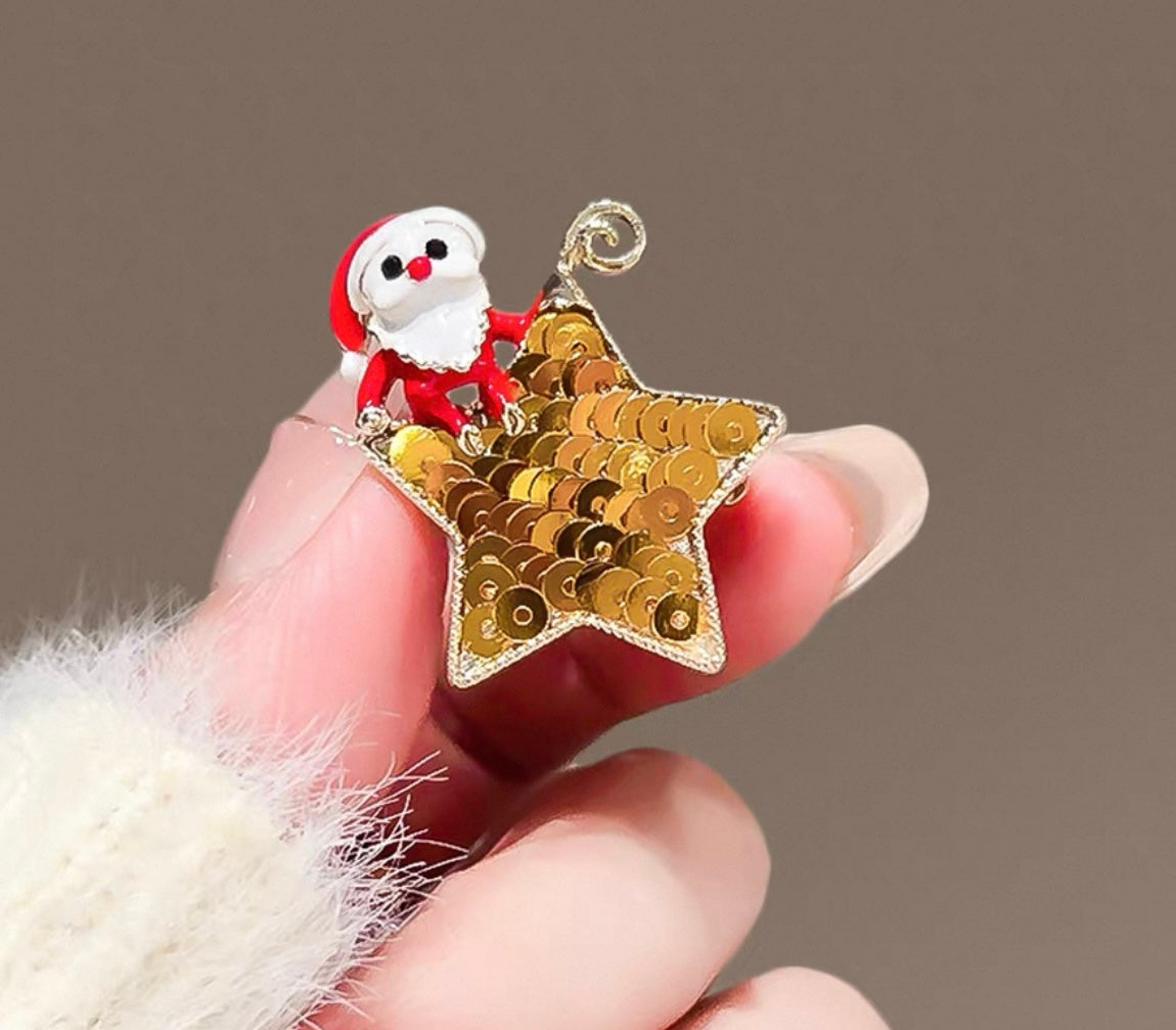 Luxury Crystal Christmas Tree Brooch