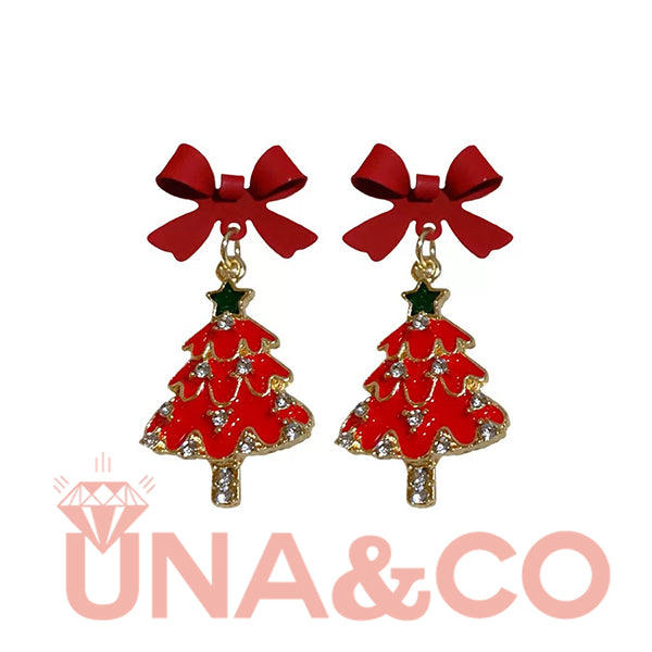 Elegant Christmas Snowflake Statement Earrings