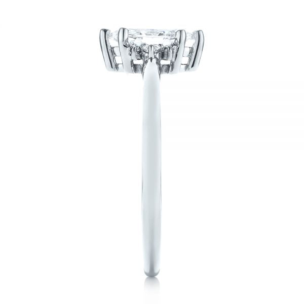 Marquise Cut Solitaire Gemstone Engagement Ring