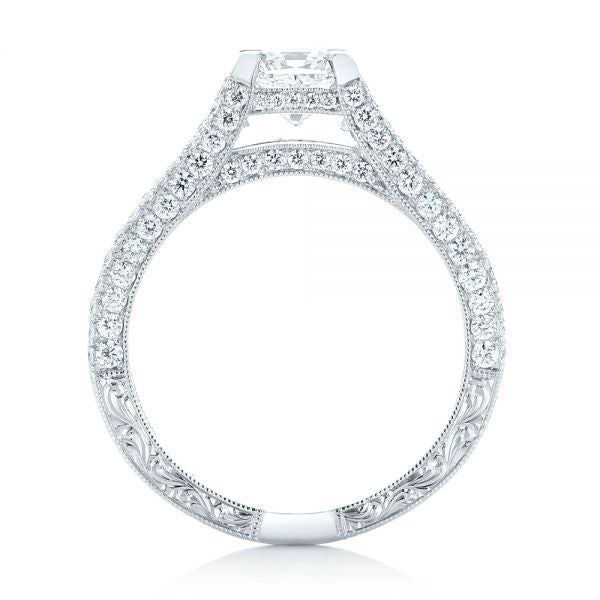 Dainty Micro-Pave Setting Engagement Ring