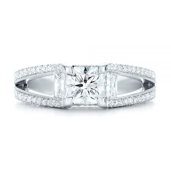 Dainty Micro-Pave Setting Engagement Ring